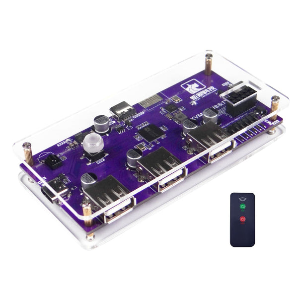 4-in-1 KVM Switch HUB | TTL Serial Bluetooth Docking Station