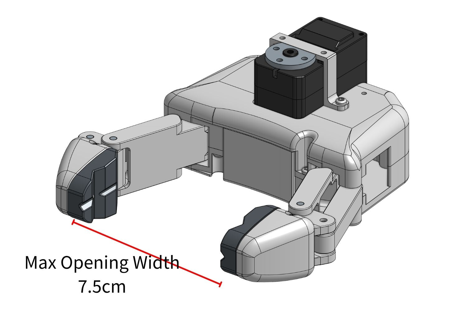 PincOpen Open-Source Parallel Gripper