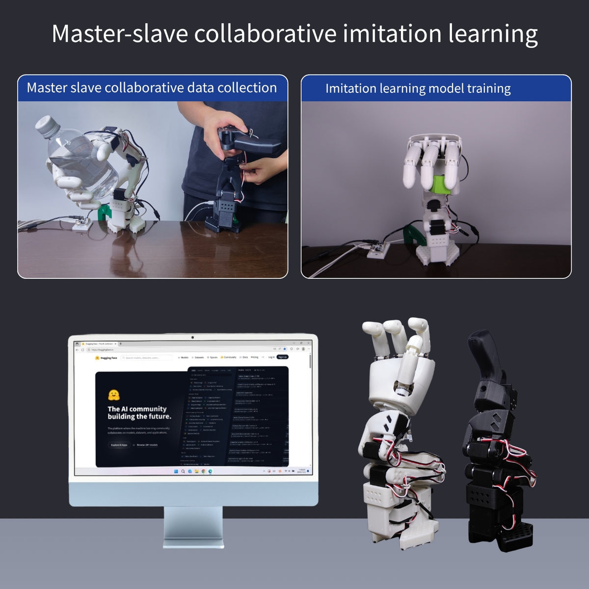 SO-ARM101 & AmazingHand Open Source Dexterous Hand Robotic Arm