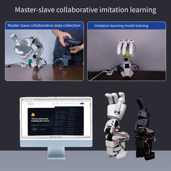 SO-ARM101 & AmazingHand Open Source Dexterous Hand Robotic Arm